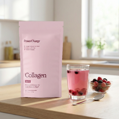 PowerCharge Nutrition – Collagen - Berry (Rind) | 250 g Doypack