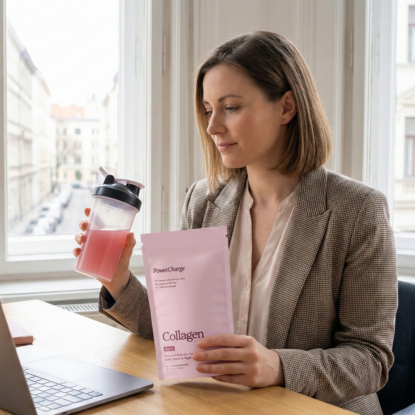 PowerCharge Nutrition – Collagen - Berry (Rind) | 250 g Doypack