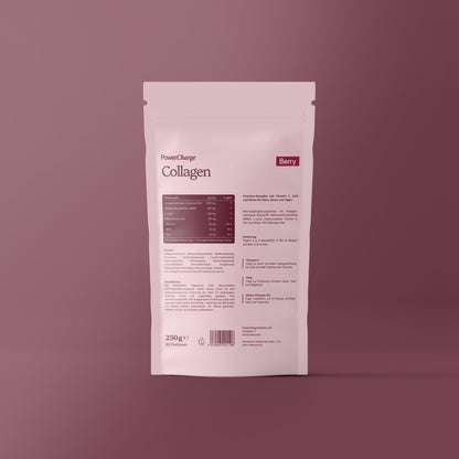 PowerCharge Nutrition – Collagen - Berry (Rind) | 250 g Doypack