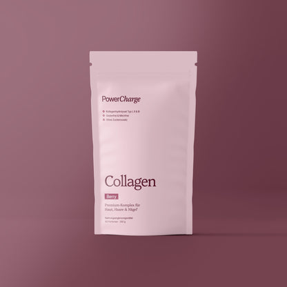 PowerCharge Nutrition – Collagen - Berry (Rind) | 250 g Doypack